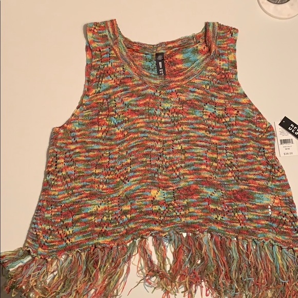 Tie Dye Open Back Tank - Picture 1 of 4